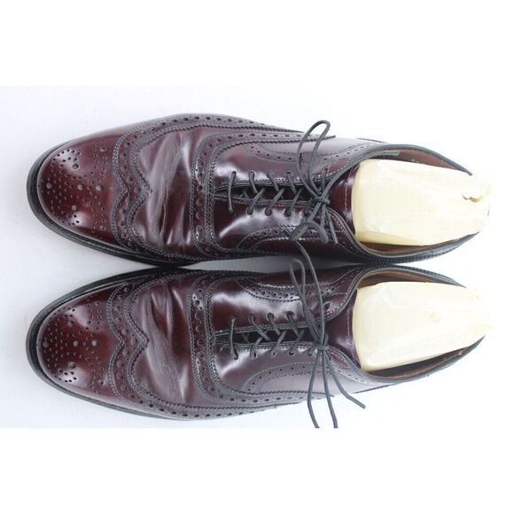 Allen Edmonds  "MCALLISTER" Men's Wingtip Oxfords Size 8  Brown - Picture 3 of 11